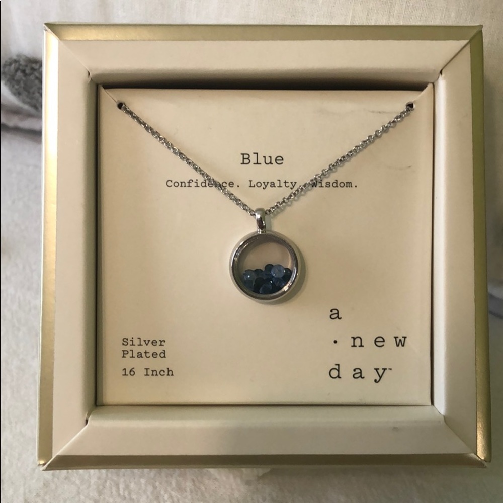 COPY - Blue crystal necklace